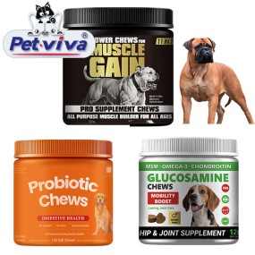 Dog Supplement Factory - Custom High Protein Muscle Builder Weight Gain