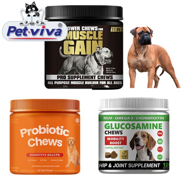 Dog Supplement Factory - Custom High Protein Muscle Builder Weight Gain