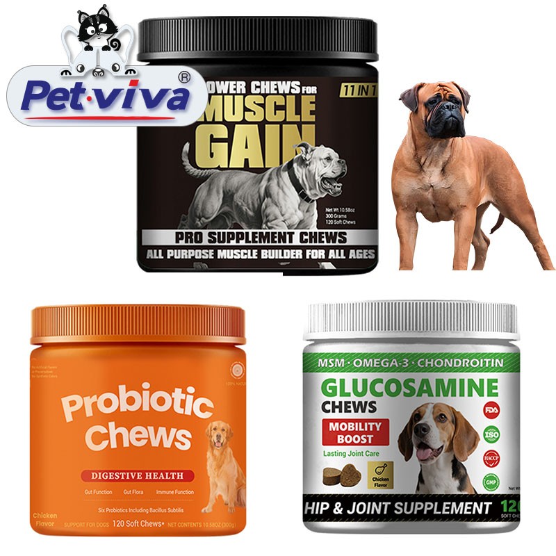 Dog Supplement Factory - Custom High Protein Muscle Builder Weight Gain