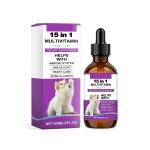 Cat Vitamins Supplier - Custom 15 in 1 Immune Support Liquid Drops