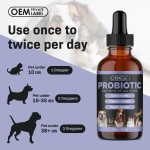 Dog Probiotic Drops Manufacturer - Custom Gut Immunity Digestive Booster