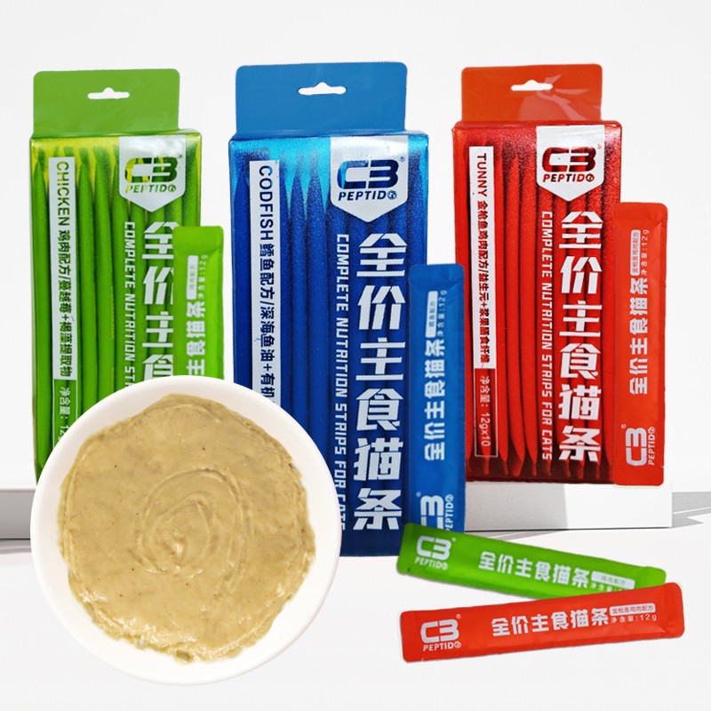 Pet Food Manufacturer - China Manufacturer New Product 12g Full Price Staple Food Cat Strips