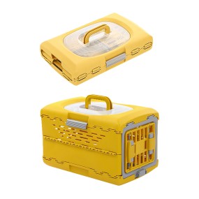 Pet Carrier Manufacturer - OEM Portable Breathable Plastic Travel Box