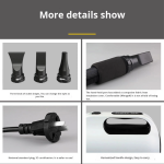 Pet Drying Box Factory - OEM High-Power Curly Tail Hair Dryer