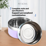 Stainless Steel Pet Bowl Manufacturer - OEM Double Layer Outdoor Travel Bowl