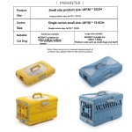 Pet Carrier Manufacturer - OEM Portable Breathable Plastic Travel Box
