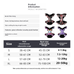 Dog Collar Supplier - Custom LED Light Polyester Harness Print