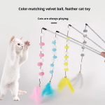 Cat Teaser Wand Manufacturer - OEM Magic Wand Fur Ball String Toy