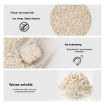Tofu Cat Litter Supplier - OEM 10kg Low Dust Fast Clumping Litter