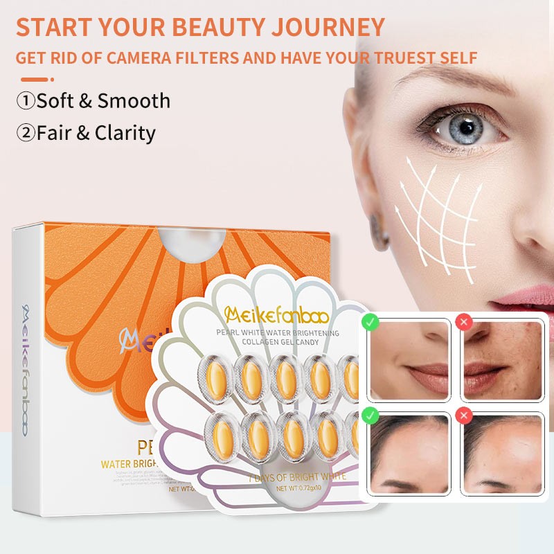 Hyaluronic Acid Collagen Capsules Manufacturer - OEM Pearl White Skin Care