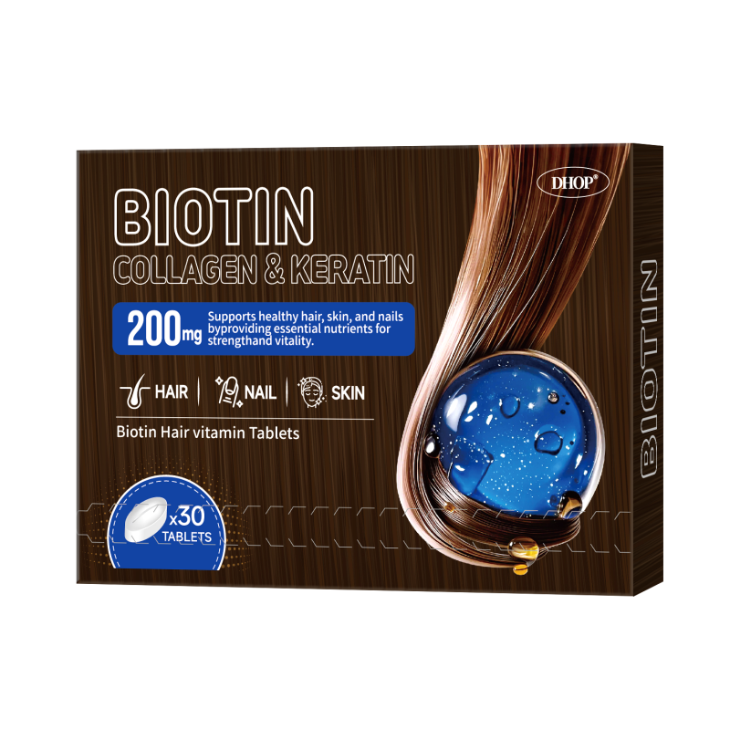 Hair Growth Supplement Factory - OEM Keratin Biotin Collagen Tablets