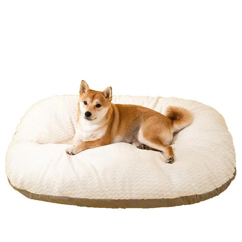 Pet Bed Factory - Small Eco-Friendly Pet Bed Warm Coral Fleece Nest Mat Sherpa Material Simple Style