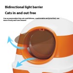 猫砂盆源头工厂-2025全封闭防溅猫厕所高PP塑料可折叠猫砂盆带软胶便盆除臭新配件