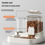 Pet Bowl Supplier - 2025 New Design Eco-Friendly 2-in-1 Automatic Pet Supplies Large Capacity Basin