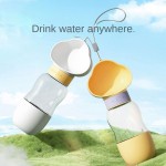 宠物水瓶生产厂家-2025便携环保2合1狗旅行水瓶喂食器自动饮水喂食杯防漏塑料碗