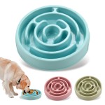 Pet Bowl Supplier - 2025 Hot Selling Eco-Friendly Solid Pattern Anti-Choking Plastic Pet Supplies