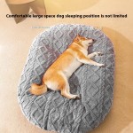 宠物垫供应商-秋冬四季宠物床提花棉绒垫狗猫用加厚保暖透气可拆可洗实心图案