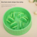 宠物碗源头工厂-环保防滑硅胶宠物喂食容器圆形狗水碗垫慢食饮水碗喂食器塑料碗