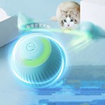 猫玩具供应商-2025环保互动智能猫玩具耐用自移动猫薄荷球自动滚动橡胶电动宠物球磨牙
