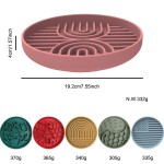 宠物碗生产厂家-2025新款设计豪华现代小尺寸狗碗食品级硅胶慢食碗强吸力猫喂食