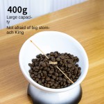 宠物碗源头工厂-环保高脚陶瓷猫狗喂食碗斜角消化水颈椎保护宠物碗喂食器