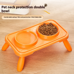 Pet Feeding Bowl Factory - Wholesale All-In-One Eco-Friendly Pet Food Basin Feeding Bowl Double High-Leg