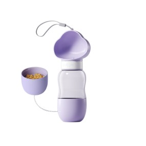 Pet Travel Bottle Factory - 2025 New Portable 2-in-1 Outdoor Pet Feeder Automatic Plastic Dog Travel Water