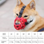 Dog Muzzle Manufacturer - Solid Breathable Mesh Dog Mouth Sleeve Classic Anti-Bite Anti-Barking