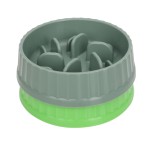 宠物碗源头工厂-环保防滑硅胶宠物喂食容器圆形狗水碗垫慢食饮水碗喂食器塑料碗