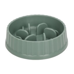 宠物碗源头工厂-环保防滑硅胶宠物喂食容器圆形狗水碗垫慢食饮水碗喂食器塑料碗