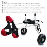 Dog Wheelchair Factory - Adjustable Dog Cart 2 Wheels Chair Pet Mobility for Handicapped Pets