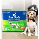 Dog Diaper Factory - New Style High Quality Absorbent Soft Male Disposable Dog Diaper for Pets