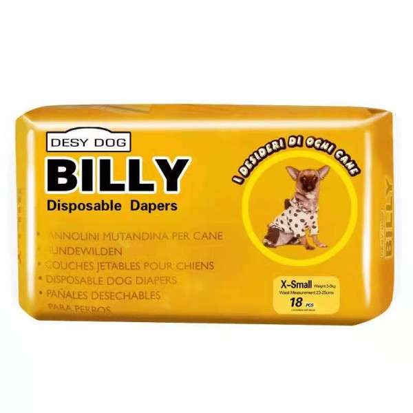 Dog Diaper Factory - New Style High Quality Absorbent Soft Male Female Disposable Dog Diaper