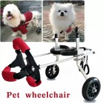 Dog Wheelchair Factory - Adjustable Dog Cart 2 Wheels Chair Pet Mobility for Handicapped Pets
