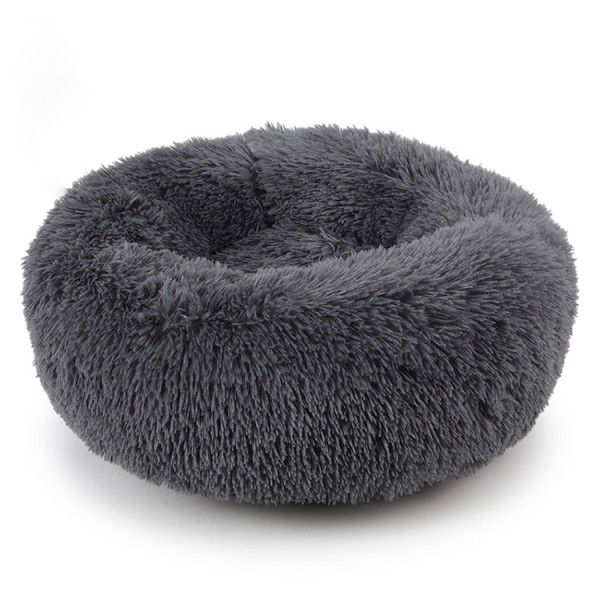 Pet Bed Factory - Factory Price High Quality Faux Fur Donut Bed Round Pet Bed Washable Dog Cat
