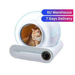 Cat Litter Box Factory - Hot Sale EU/USA Warehouse Automatic Self Cleaning Cat Toilet Smart Litter Box