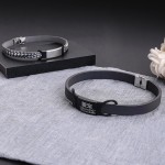 Pet Tag Factory - Customizable QR Code Silicone Pet Dog Tag Solid Pattern Stainless Steel Cat Dog Tags