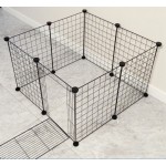 Pet Playpen Factory - DIY Foldable Iron Pet Playpen Dog Cat Playing Kennel Pet Fence Small Animals