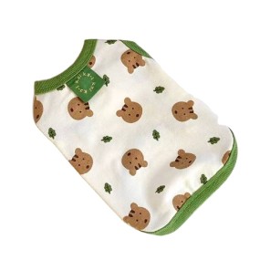 Dog Tank Vest Supplier - 2022 Hot Sale Classic Cotton Dog Tank Vest for Teddy Panda Schnauzer Poodle