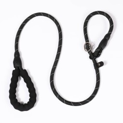Dog Training Leash Manufacturer - Adjustable Nylon Slip Lead Dog Training Leash Solid P Chain Control Rope