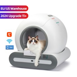 Cat Litter Box Factory - EU Warehouse Hot Sale Smart Self Cleaning Cat Toilet Automatic APP Remote Control