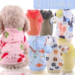 Pet Sunscreen Vest Factory - 2022 New Launch Breathable Cat Dog Clothes Pet Sunscreen Vest Hoodie