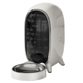 宠物喂食器源头工厂-2023企鹅风格智能宠物喂食器WiFi自动猫狗喂食器远程控制宠物用品