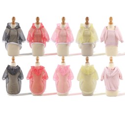 宠物衣服生产厂家-批发2023定制豪华宠物衣服配件猫狗衣服宠物连帽衫宠物雨衣