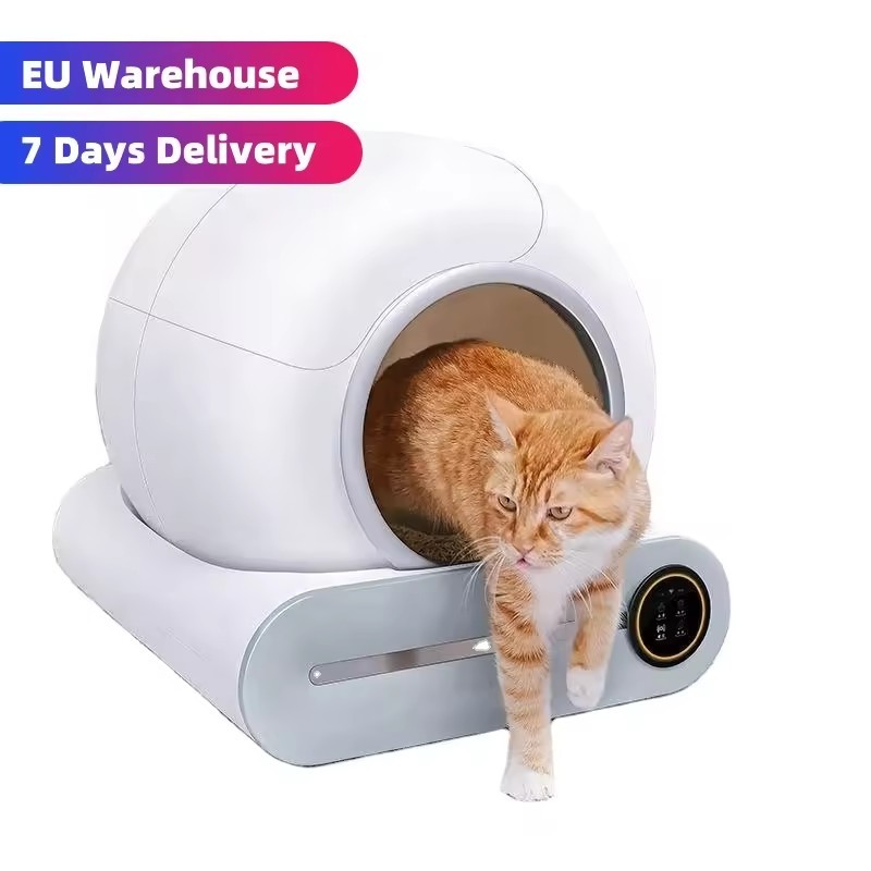 Cat Litter Box Manufacturer - EU Warehouse Automatic Cat Toilet Self-cleaning Intelligent App Remote Control
