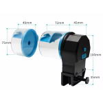 Fish Feeder Factory - Auto Fish Food Dispenser for Aquarium Tank Round Pond Feeder High Quality Plastic