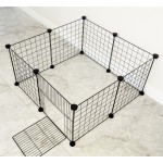 Pet Playpen Factory - DIY Foldable Iron Pet Playpen Dog Cat Playing Kennel Pet Fence Small Animals