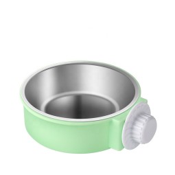 宠物碗供应商-热销塑料宠物挂碗宠物水食喂食器狗碗笼用宠物喂食器
