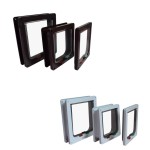 Cat Flap Factory - Cat Flap Adjustable Door Security Lock for Dog Cats Kitten Abs Plastic Small