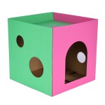 Cardboard Cat House Supplier - Cheap Cardboard Cat House Corrugated Pet House Bed for Small Pets